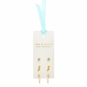 Bowie Earrings, Gold