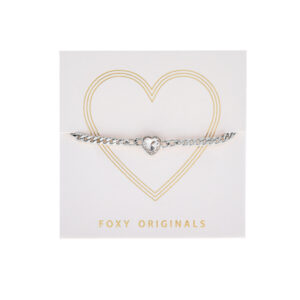 Freya Bracelet, Crystal/Silver