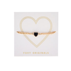 Freya Bracelet, Black/Gold