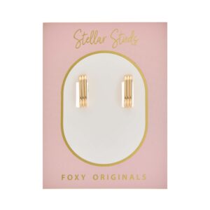 Alexa Earrings, Gold